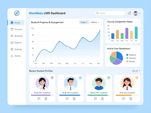Ilustrasi WooWEdu LMS